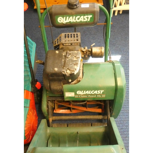 399 - Petrol Qualcast classic 35 lawnmower.