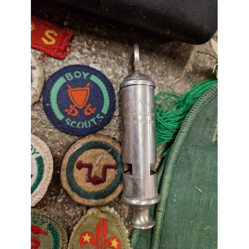 698 - Vintage Boy Scouts ephemera from the 1930s and 1940s and 1960s, and assorted vintage cameras includi... 