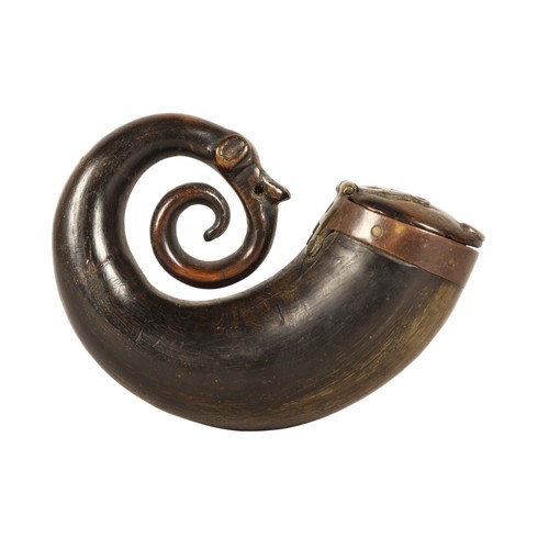 19th century horn snuff mull