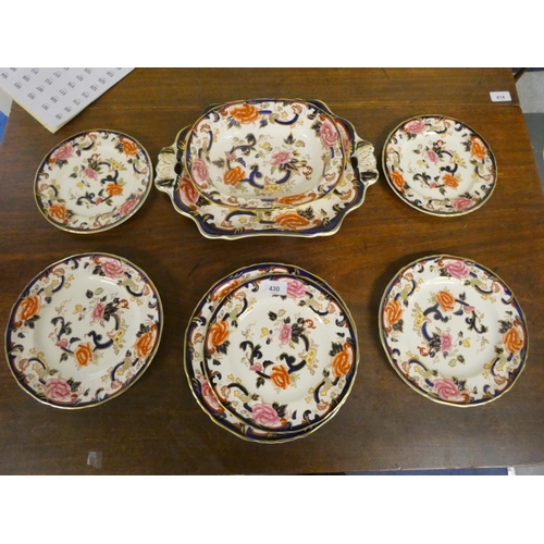 430 - Collection of Mason's Mandalay ware to include plates, tureen etc.