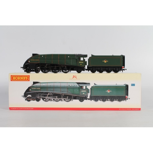 1014 - Hornby OO gauge model railways R2340 Class A4 4-6-2 Golden Plover tender locomotive 60031 BR green D...