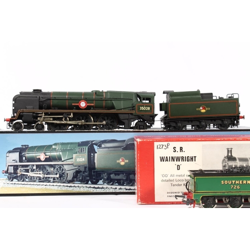 1033 - Kit built OO gauge model railway engines to include Wills Finecast SR Wainwright D Class 4-4-0 tende... 