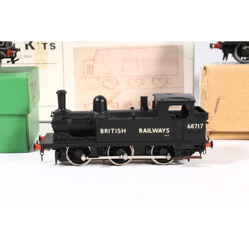 1035 - Kit built and rebuilt model railway locomotives to include diesel locomotive D76 BR green, 2-6-0 ten...