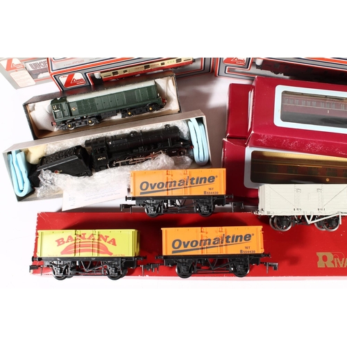 1036 - Rivarossi model railways 1528 4-8-4 tender locomotive Union Pacific 8444 black boxed, Hornby Dublo 2...