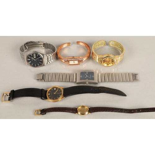 119 - Six assorted wrist watches including Seiko quartz, Ben Sherman, Copperfield, etc.