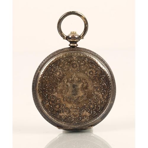 46 - C Winterhalder, Glasgow, silver ladies pocket watch