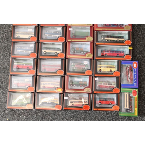1042 - Thirty-five Gilbow Exclusive First Editions EFE 1/76 scale diecast model busses including 12304 Cava...