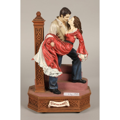 14 - Four San Francisco Music Box Company 'Gone with the Wind' figures