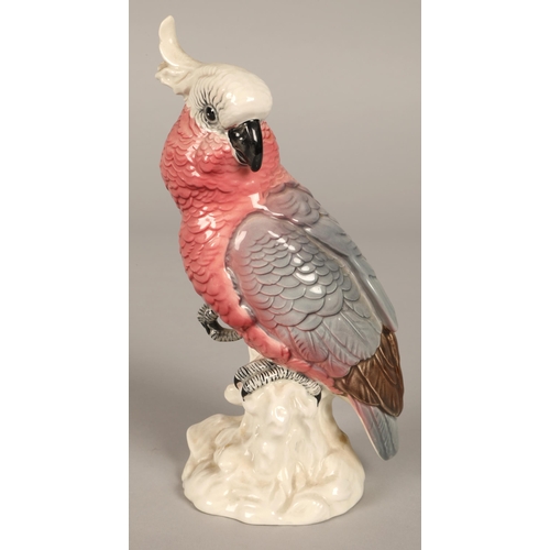 33 - Beswick cockatoo figure marked 1180, (damaged)approx. 20cm high