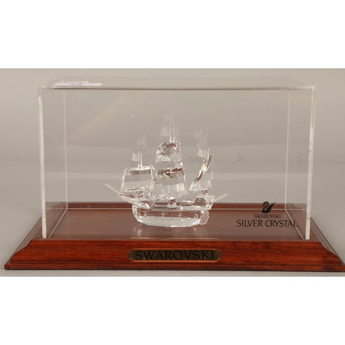 34 - Swarovski 'Santa Maria 1492 - 1992' boxed ship model