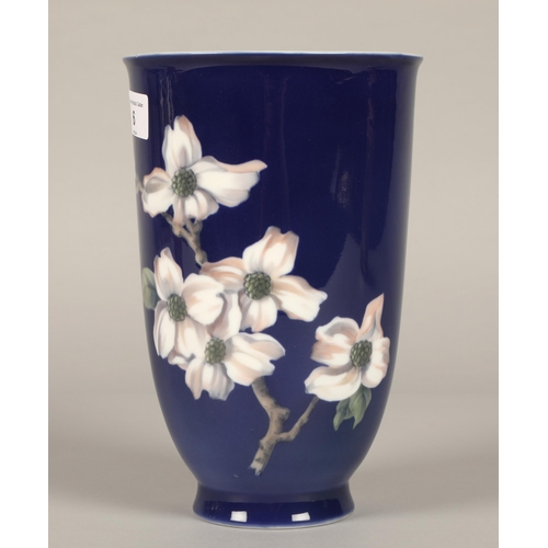 6 - Royal Copenhagen floral vase, 23cm high