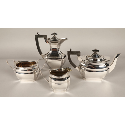 8 - Four-piece EPNS tea service