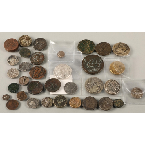 92 - Assorted historic coins including Roman