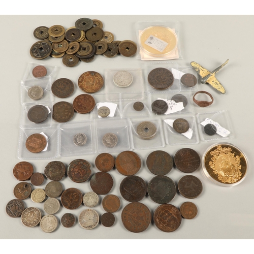 96 - Assorted world coins