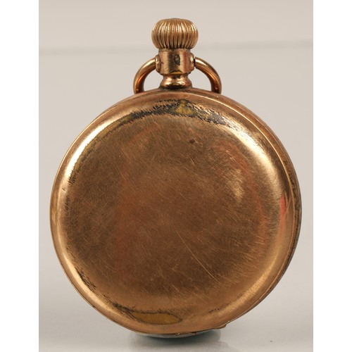 105 - Elgin USA gold plated pocket watch