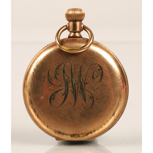 105 - Elgin USA gold plated pocket watch