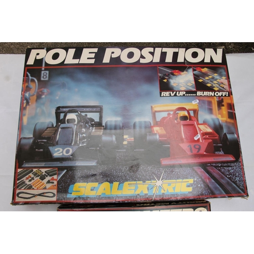 1109 - Hornby Scalextric C695 Pole Position Racing Set boxed and C880 Mighty Metro Racing set boxed. (2)