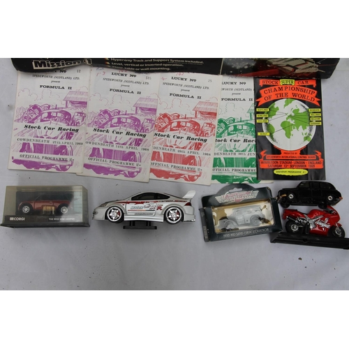 1115 - Hornby 3DS Mission 1 A100 space set, Corgi New Look Mini Cooper, Kentoys rally car, Matchbox 7 horse... 