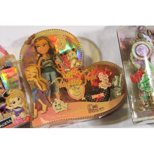 1128 - MGA Bratz 343592 Pampered Pupz gift set with Jasmin doll, dog and accessories, 364153 Flower Girlz a... 