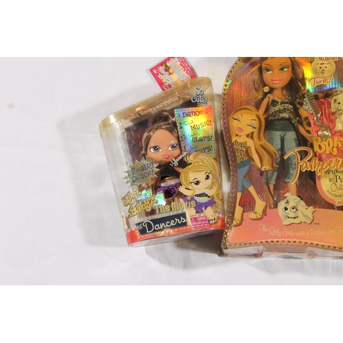 1128 - MGA Bratz 343592 Pampered Pupz gift set with Jasmin doll, dog and accessories, 364153 Flower Girlz a... 