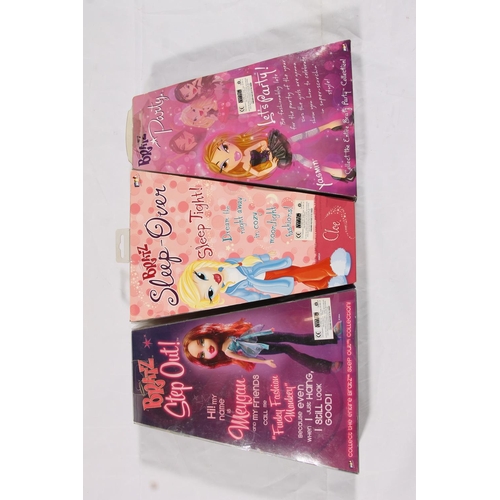 1130 - MGA Bratz 339779 Sleep Over with Cloe doll, 303527 Party with Yasmin doll and 297093 Step Out with M... 