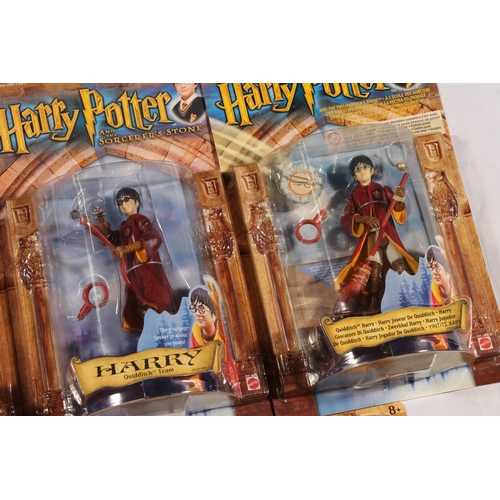 1133 - Mattel Harry Potter figures from The Philosophers Stone circa 2001 to include 52663 Quidditch Harry,... 