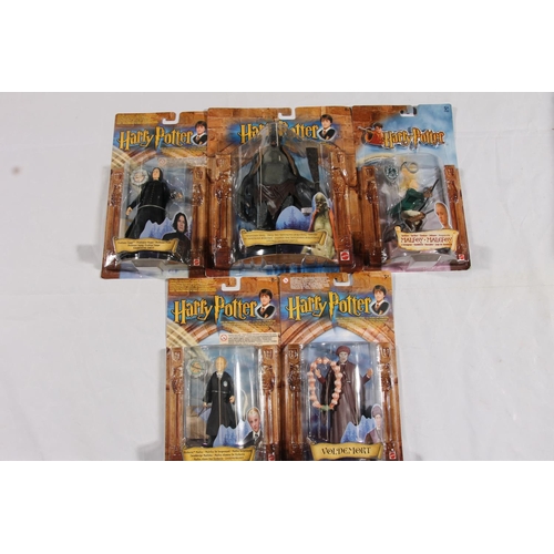 1135 - Mattel figures from Harry Potter and the Philosopher's Stone circa 2001 to include 56096 Voldemort, ... 