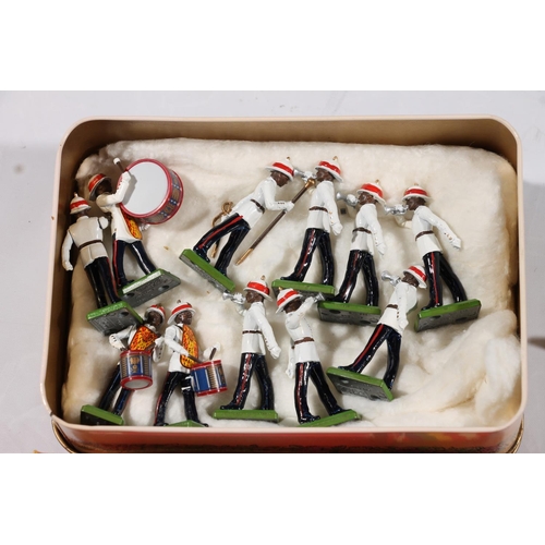 1138 - Britains Hand Painted Metal Models to include 7210 Scots Guards Drum and Bugle, 7242 Six Gordon High... 