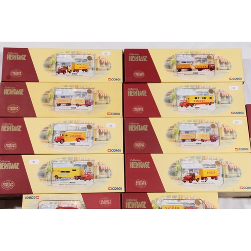 1151 - Corgi Heritage Collection limited edition diecast Pinder Circus models to include EX70903 Renault JL... 