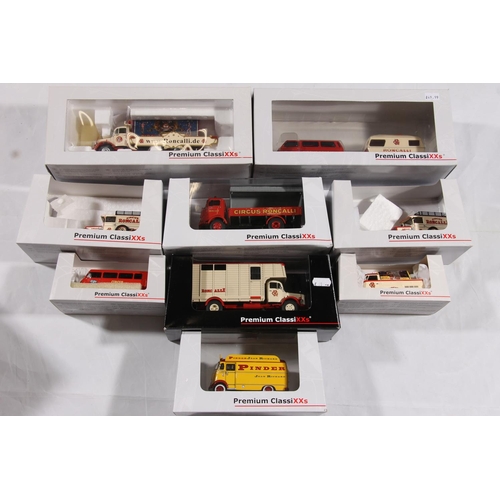 1154 - Premium Classixxs limited edition diecast scale model circus vehicles to include 12454 Mercedes Benz... 