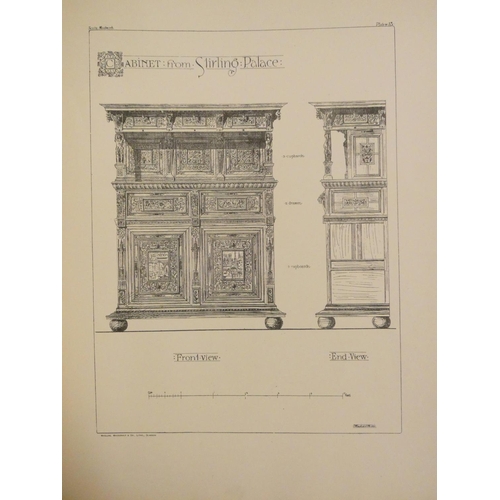 100 - SMALL J. W.  Scottish Woodwork of the Sixteenth & Seventeenth Centuries Measured & Drawn for... 