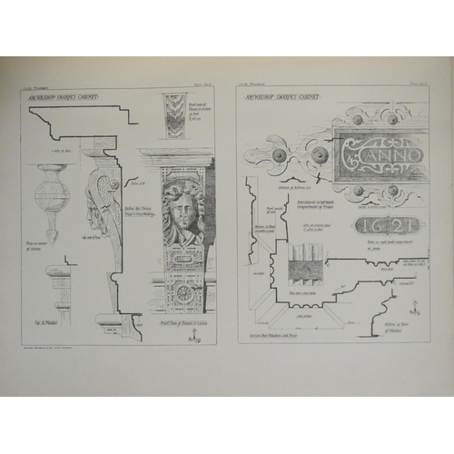 100 - SMALL J. W.  Scottish Woodwork of the Sixteenth & Seventeenth Centuries Measured & Drawn for... 