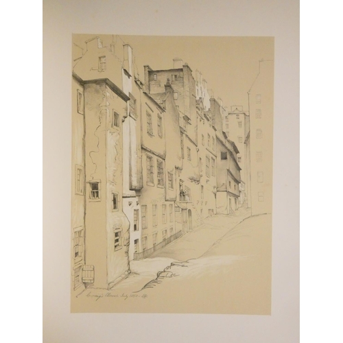 101 - DRUMMOND JAMES.  Old Edinburgh, Reproduced in Fac-Simile from His Original Drawings. Ltd. ed. 416/50... 