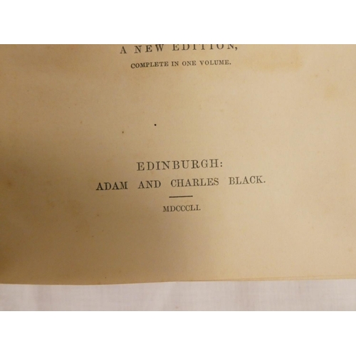 102 - LOCKHART J. G.  Memoirs of the Life of Sir Walter Scott Bart. Eng. port. frontis. Large 8vo. Half ca... 