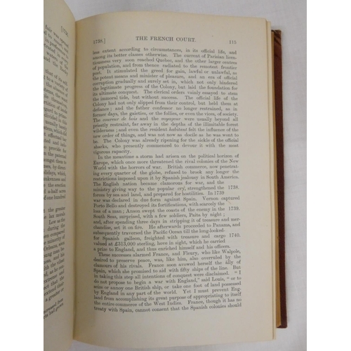 103 - MCMULLEN J. M.  The History of Canada. 2 vols. Orig. maroon cloth. Brockville, 1891.... 