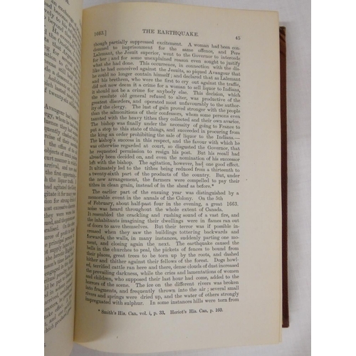 103 - MCMULLEN J. M.  The History of Canada. 2 vols. Orig. maroon cloth. Brockville, 1891.... 