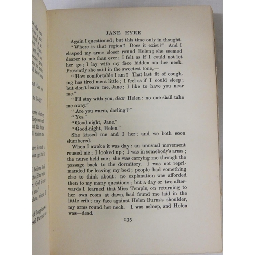 106 - BRONTË SISTERS.  Thornton Edition of The Works. 12 vols., ed. by Temple Scott. Half titles & tit... 