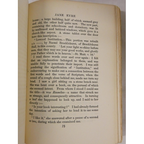 106 - BRONTË SISTERS.  Thornton Edition of The Works. 12 vols., ed. by Temple Scott. Half titles & tit... 