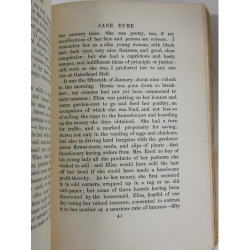 106 - BRONTË SISTERS.  Thornton Edition of The Works. 12 vols., ed. by Temple Scott. Half titles & tit... 