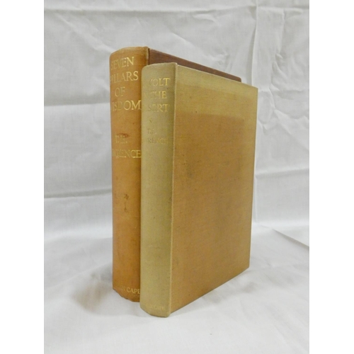 108 - LAWRENCE T. E.  Seven Pillars of Wisdom. Frontis, illus. & maps. Orig. brown cloth. 1s... 