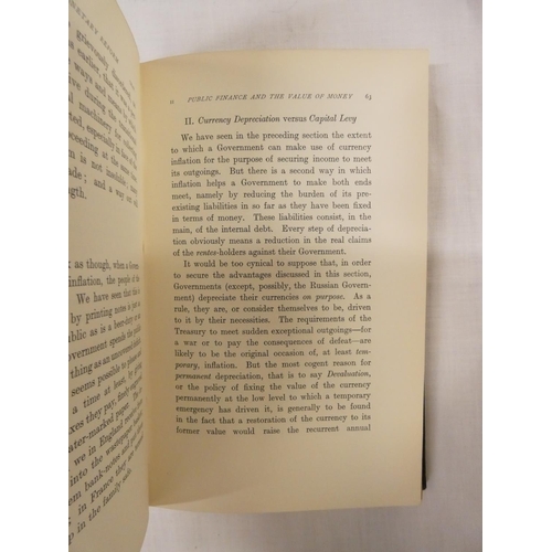 111 - KEYNES J. MAYNARD.  A Tract on Monetary Reform. Orig. blue cloth. 1st ed., 1923; also Aldous Huxley,... 