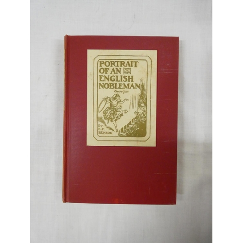 112 - BENSON E. F.  Old London. 4 uniform vols. Endpapers & decs. by Reginald Birch. Red cloth wi... 