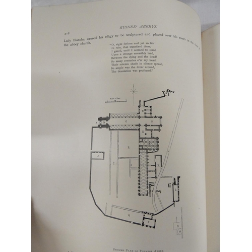 113 - ROSS FREDERICK.  The Ruined Abbeys of Britain. 2 vols. Chromolitho plates, text illus. &am... 