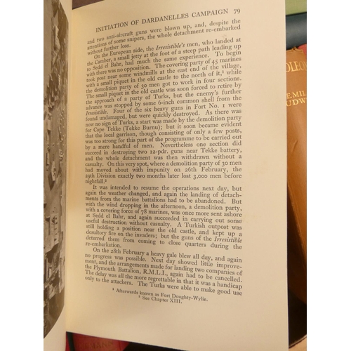 123 - ASPINALL-OGLANDER C. F.  History of the Great War, Military Operations, Gallipoli. 2 vols.... 