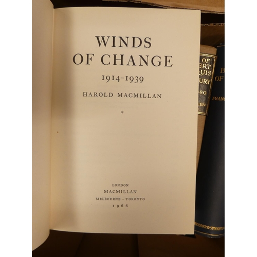 124 - MACMILLAN HAROLD.  Winds of Change & other autobiographical works. The set of 6 vols. ... 