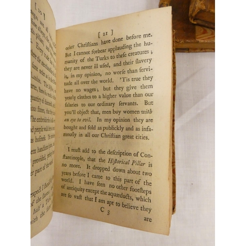 127 - MONTAGUE LADY MARY WORTLEY.  Letters Written During Her Travels in Europe, Asia & Africa to... 