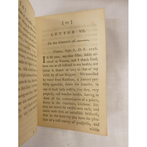 127 - MONTAGUE LADY MARY WORTLEY.  Letters Written During Her Travels in Europe, Asia & Africa to... 