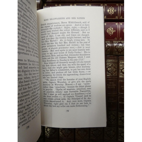 131 - HERON BOOKS.  Novels of Sir Walter Scott. 24 vols. in gilt bdgs.; also Complete Works of Shakespeare... 