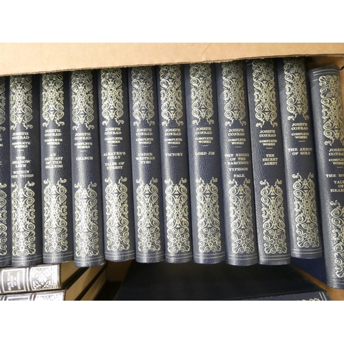 133 - HERON BOOKS.  Works of Joseph Conrad. 21 vols. Dec. bdgs.; also 6 other vols.  (27).... 