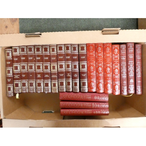 136 - HERON BOOKS.  Works of Rudyard Kipling. 11 vols. Dec. bdgs.; also Macaulay, 4 vols., Oscar... 